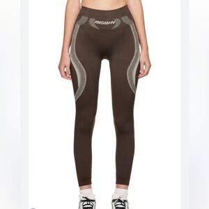 MISBHV Brown Active Classic Sport Leggings